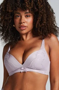 Hunkemöller Usztywniony biustonosz bez fiszbinów Lycke Fioletowy - Biustonosze - miniaturka - grafika 1