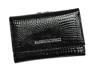 Portfele - Portfel damski skórzany PELLUCCI GF117 Czarny - czarny - miniaturka - grafika 1