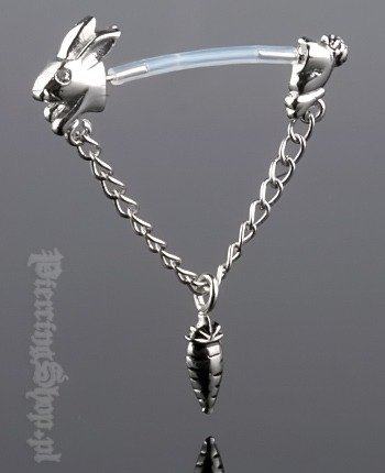 Kolczyk Do Sutka Króliczek [Inp-33]