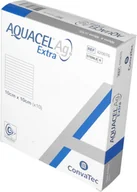 Apteczki i materiały opatrunkowe - Opatrunek ze srebrem Aquacel Extra Ag (ConvaTec) - miniaturka - grafika 1