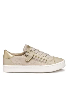 Geox Sneakersy J Kilwi J45D5A 007BC C0262 S Beżowy - Buty dla dziewczynek - miniaturka - grafika 1