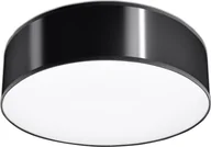 Lampy sufitowe - Lampa sufitowa Lumes Nowoczesny okrągły plafon E778-Arens - czarny - miniaturka - grafika 1