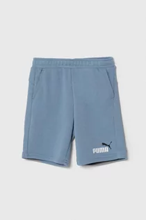 Spodnie i spodenki dla chłopców - Puma szorty dziecięce kolor niebieski regulowana talia - grafika 1