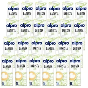 Alpro Barista do kawy - Napój Sojowy z wapniem i witaminami Zestaw 24 x 1 l - Napoje roślinne Alpro Barista do kawy - Napój Sojowy z wapniem i witaminami Zestaw 24 x 1 l - Napoje roślinne - miniaturka - grafika 1
