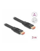 Akcesoria do monitorów - DeLOCK High Speed HDMI Ribbon Cable 48 Gps 8K 60Hz black, 3 meters 81003 - miniaturka - grafika 1