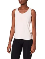 Koszulki i topy damskie - ROLAND GARROS Damski Norane okrągły dekolt logo różowy kolor tanktop z bawełny odzież sportowa górna część sportowa rozmiar L-RTSW1220-ROS-L, Large - miniaturka - grafika 1