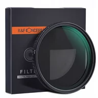 Kamery cyfrowe - akcesoria - KF Filtr szary 82mm REGULOWANY ND8-ND128 fader PRO - miniaturka - grafika 1