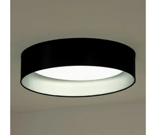 Duolla - LED Plafon ROLLER LED/24W/230V śr. 45 cm czarny/srebrny - Lampy sufitowe - miniaturka - grafika 1