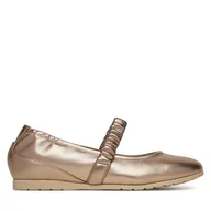 Baleriny - Baleriny Tamaris 1-22131-44 Złoty - miniaturka - grafika 1