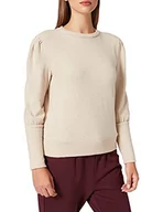 Koszulki i topy damskie - edc by ESPRIT T-shirt damski, 274/beżowy 5, XS - miniaturka - grafika 1