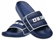 Klapki i japonki męskie - Męskie klapki sportowe Big Star RR174A045 granatowy 43 - miniaturka - grafika 1
