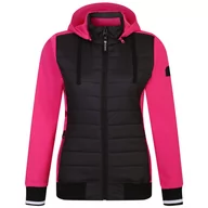 Kurtki i kamizelki sportowe damskie - Kurtka zimowa damska Dare 2b Fend Jacket Rozmiar: XXS / Kolor: czarny/różówy - miniaturka - grafika 1