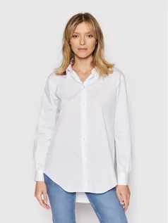 Koszule damskie - Calvin Klein Koszula K20K203554 Biały Relaxed Fit - grafika 1