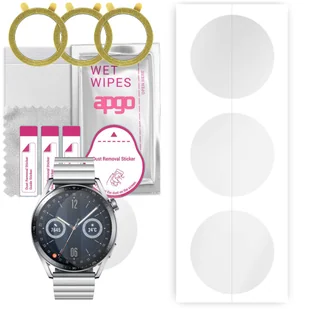 3x Folia hydrożelowa do Huawei Watch GT 3 46mm Elite - apgo Smartwatch Hydrogel Protection Ochrona na ekran smartwatcha - Akcesoria do smartwatchy - miniaturka - grafika 1