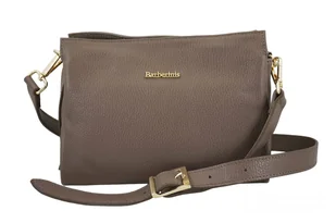 Funkcjonalna torebka damska na ramię - Beżowa ciemna - Portfele Funkcjonalna torebka damska na ramię - Beżowa ciemna - Portfele - miniaturka - grafika 1