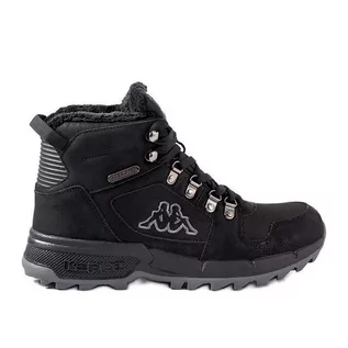Buty trekkingowe męskie - Czarno-szare buty Kappa 243366 Cook Ii Tex czarne - grafika 1