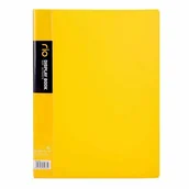 Teczki i skoroszyty - Album ofertowy Deli A4 60 koszulek seria RIO żółty - miniaturka - grafika 1