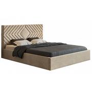 Łóżka - Tapicerowane łóżko 140x200 Clemont 4X - 48 kolorów - miniaturka - grafika 1