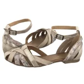 Sandały damskie - Sandały Beżowe Kwiatki 01924-47/00-0 (MA600-i) Maciejka - miniaturka - grafika 1