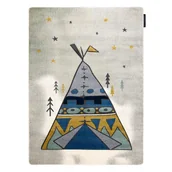 Dywany dla dzieci - Dywan PETIT TIPI szary 200x290 cm - miniaturka - grafika 1