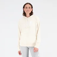 Bluzy damskie - Bluza damska New Balance WT31533TCM  beżowa - miniaturka - grafika 1