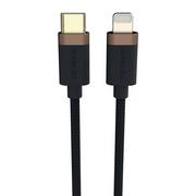 Kable USB - Duracell Kabel USB-C do Lightning 1m czarny - miniaturka - grafika 1