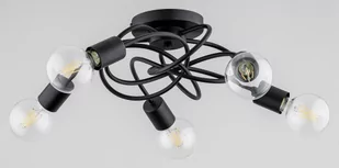 Maxis lampa sufitowa 5xE27 czarna 63198 - Lampy sufitowe - miniaturka - grafika 1