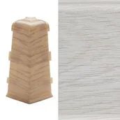 Listwy przypodłogowe - Arbiton Narożnik zewnętrzny do listwy LARS (1 sztuka) śnieżny jesion - miniaturka - grafika 1