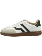 Trampki męskie - GANT Footwear Skórzane sneakersy "Cuzmo" w kolorze biało-czarno-beżowym - miniaturka - grafika 1
