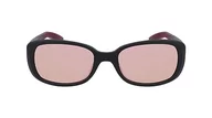 Okulary przeciwsłoneczne - NIKE Sun Okulary przeciwsłoneczne damskie, Matte Black/Rose Gold Mirror, 55/19/135 - miniaturka - grafika 1