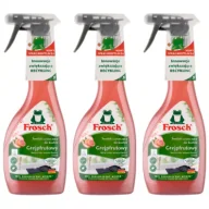 Środki do kuchni i łazienki - Frosch Środek czyszczący do kuchni grejpfrutowy Zestaw 3 x 500 ml - miniaturka - grafika 1