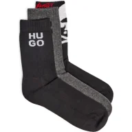 Skarpetki męskie - Hugo Bodywear Skarpety 3-pack 3P QS RIB SKULL CC - miniaturka - grafika 1