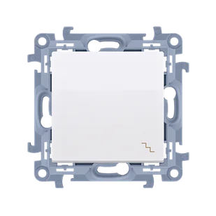 Wyłącznik schodowy SIMON 10 szybkozłączki - biały - Wyłączniki światła i elektryczne Wyłącznik schodowy SIMON 10 szybkozłączki - biały - Wyłączniki światła i elektryczne - miniaturka - grafika 1