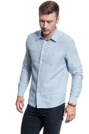 Koszule męskie - Wrangler Ls 1 Pkt Shirt Real White W5A9Loxw1-L - miniaturka - grafika 1