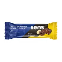 Sens Baton proteinowy ze świerszczy - banan i czekolada 63 g - Batony proteinowe - miniaturka - grafika 1