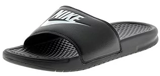 Sandały męskie - NIKE Benassi Just Do It Athletic sandały męskie, Czarny czarny biały, 41 EU - grafika 1