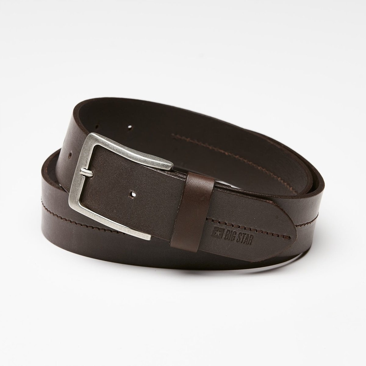 BIG STAR PASEK MĘSKI SKÓRZANY HH674139 BRĄZ 110