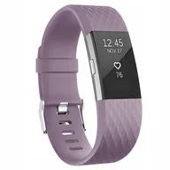 Akcesoria do smartwatchy - PASEK SILIKONOWY DO FITBIT VERSA 2 FIOLETOWY r.L - miniaturka - grafika 1