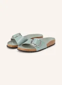 Klapki i japonki damskie - Birkenstock Klapki Madrid Big Buckle blau - miniaturka - grafika 1