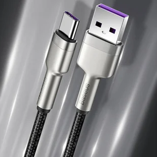 Baseus Cafule Metal Data kabel USB - USB Typ C 66W Quick Charge 1m czarny (CAKF000101) - Kable USB - miniaturka - grafika 26