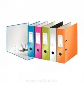 Leitz Segregator A4 1006 WoW 80mm - zielony - Segregatory - miniaturka - grafika 1