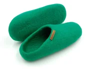 Kapcie męskie - Feltiness, Paputy Zielone, kapcie wełniane 43-44 (27cm) - miniaturka - grafika 1