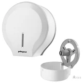 Dozowniki papieru i mydła dla firm - Physa Podajnik na papier toaletowy jumbo Foggia biały FOGGIA WHITE - miniaturka - grafika 1