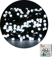 Oświetlenie świąteczne - Lampki choinkowe Emos Lampki choinkowe kulki XMAS zimny 200LED 10m D5GC03 IP20 EMOS - miniaturka - grafika 1