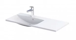 Oristo umywalka meblowa AMELIA 100 cm z formowanego marmuru, misa z lewej strony UME-AM-100-92-L - Umywalki - miniaturka - grafika 1