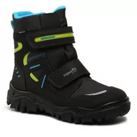 Buty dla chłopców - Śniegowce Superfit GORE-TEX 1-809080-0200 D Black/Blue - miniaturka - grafika 1
