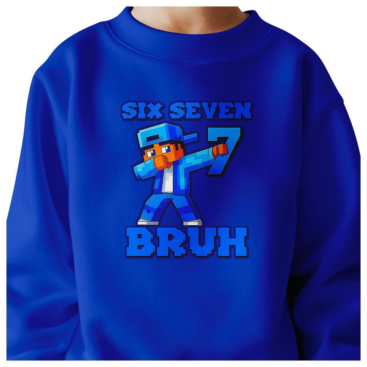 BLUZA DZIECIĘCA 67 SIX SEVEN BRUH DLA CHŁOPCA DZIEWCZYNKI 122-128
