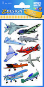Zabawki kreatywne - Russell 120% Lino naklejki ozdobne, Samoloty - miniaturka - grafika 1
