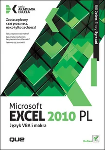 Microsoft Excel 2010 PL. Język VBA i makra. Akademia Excela - Aplikacje biurowe - miniaturka - grafika 1