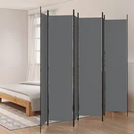 Parawany - Lumarko Parawan 6-panelowy, antracytowy, 300x220 cm, tkanina! - miniaturka - grafika 1